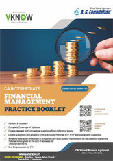 CA Inter Financial Management Practice Booklet by CA Vinod Kumar Agarwal
